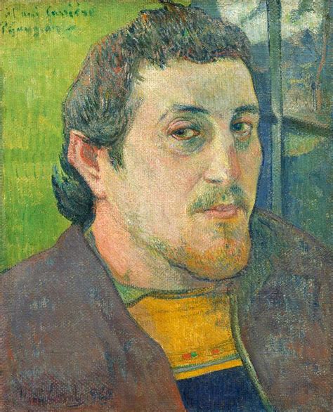 Paul Gauguin's Self-Portrait painting | Free public domain illustration