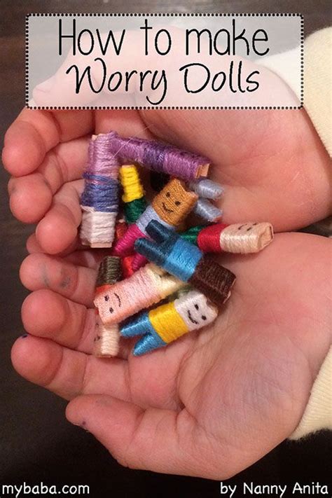 Make Your Own Worry Dolls | Nanny Anita | My Baba | Worry dolls, Arts ...