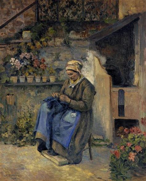 Mother Jolly, 1874 - Camille Pissarro - WikiArt.org