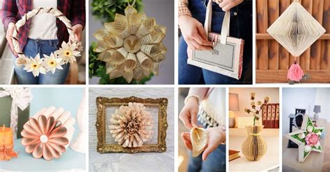 40+ Unique Old Book Crafts And Decor Ideas - DIY & Crafts