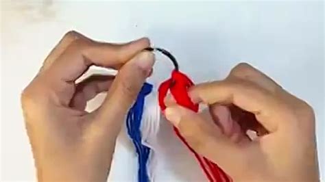 Сделай свой собственный брелок для ключей из пряжи!