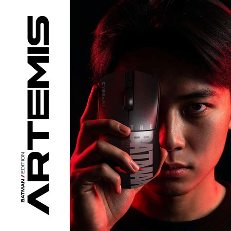 Artemis - The Batman | 1K 52g Ultra-light Hot-Swap Tri-Mode Gaming Mou