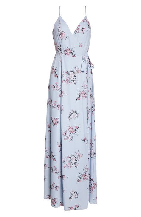 WAYF The Angelina Slit Wrap Gown | Nordstromrack