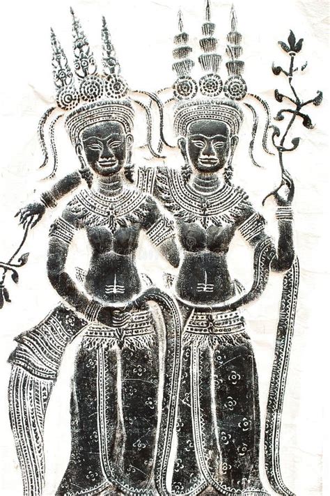 Classic Dancing Nude Asian Women Stock Photos - Free & Royalty-Free