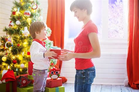 151 Mom Gives Her Son His Stock Photos - Free & Royalty-Free Stock