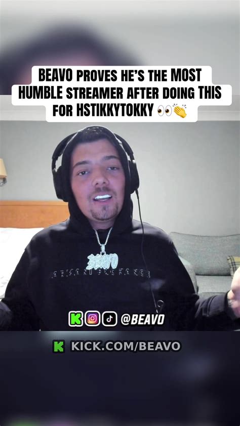 BEAVO Shows Humility as a Top Streamer for HSTIKKYTOKKY | TikTok