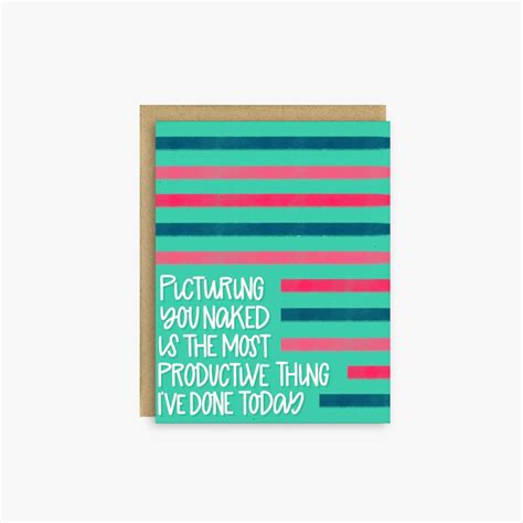 Picturing You Naked Spicy Valentine’s Day Card – Burn Bright Books