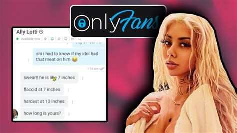 Ally Lotti Free Onlyfans ’s Is Getting Worse Leaked Messages Youtube