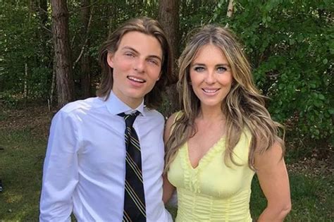 Liz Hurley's son Damian copies his mum again with…