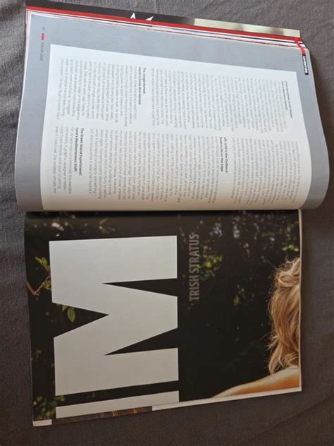 FHM AUSTRALIA MAGAZINE January 2026 Trish Stratus WWE 2- 8 Page Posters