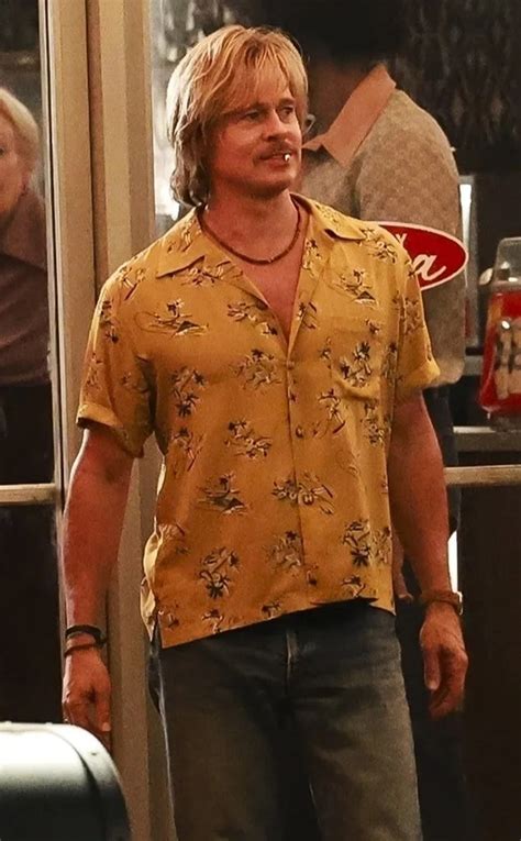 Brad Pitt Debuts New Look for Once Upon a Time in Hollywood Sequel