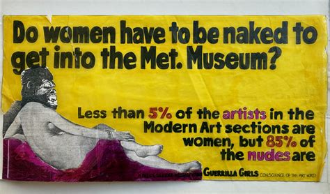forty years   guerrilla girls   getty research center art frame