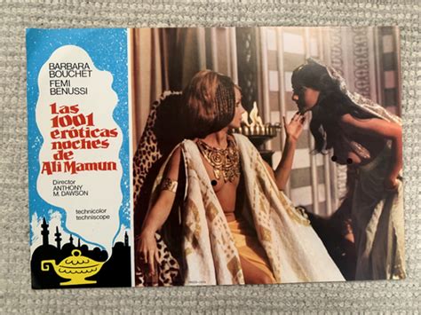1001 eroticas noches de Ali Mamun 1972 10 Lobby Cards Femi Benussi nude