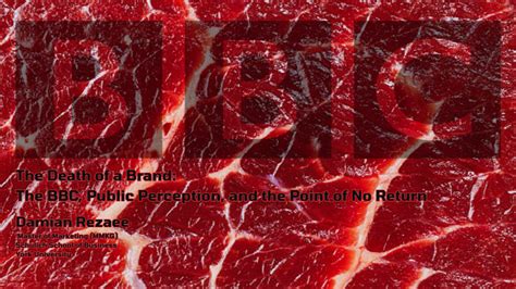 The Death of a Brand: The BBC, Public Perception, and the Point of No