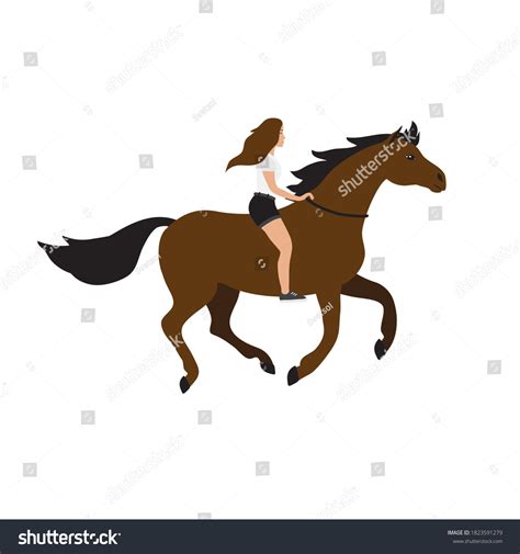 1 Silhouettes Bare Back Riders Royalty-Free Images, Stock Photos