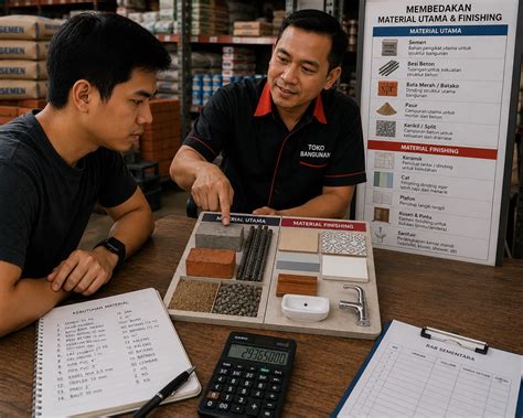 catat list harga material bangunan terbaru  lengkap