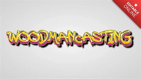 Woodmancasting | Graffiti | Generador de Efectos de Texto