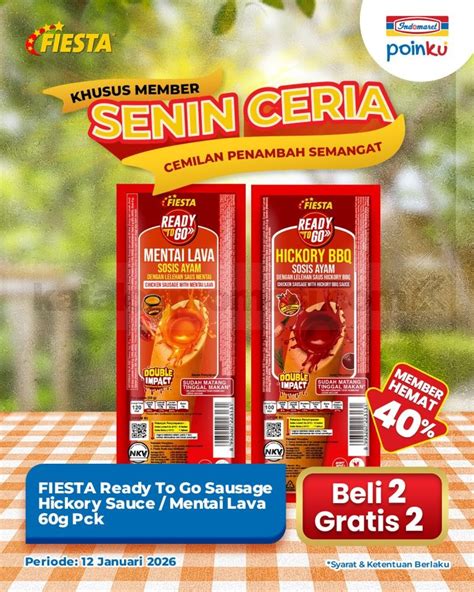 Promo Indomaret Senin Ceria BELI 2 GRATIS 2