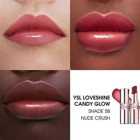 Son Dưỡng Yves Saint Laurent YSL Loveshine Candy Glow Màu 5B Nude