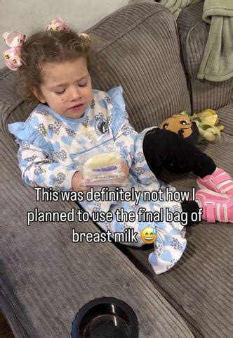 Mom isn't sure what to do with her final bag of frozen breast milk