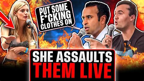 Uncensored Girl Flashing Charlie Kirk Newly U #792