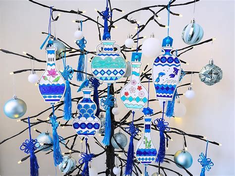 Amazon.com: Winlyn 36 Sets Chinese New Year Decorations DIY Paintable