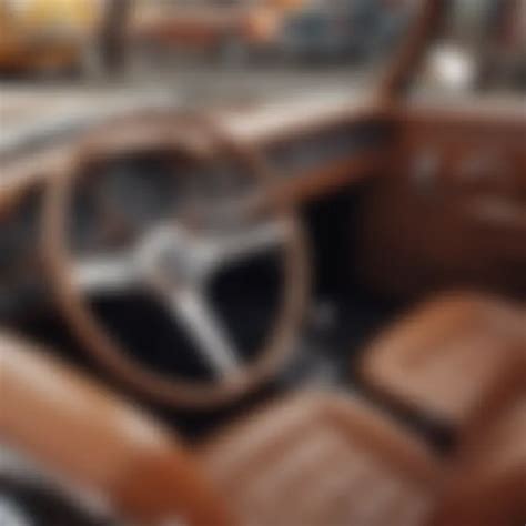 Vintage Karmann Ghia Interior Design