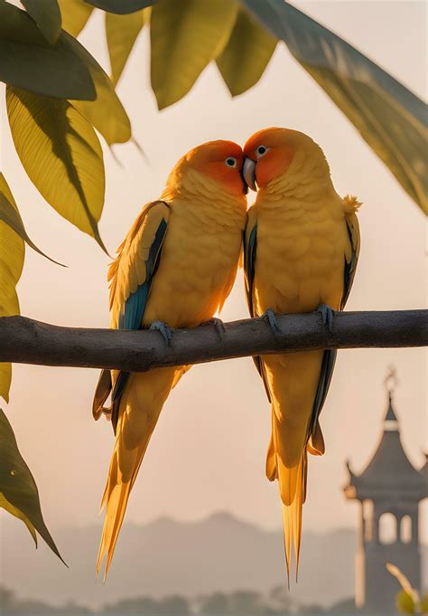 Capturing Love Birds. Heartwarming Photos of Affectionate Avian Couples