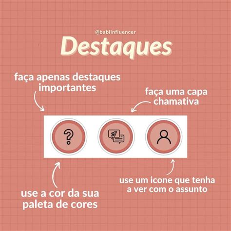 O Que Significa Destaque - Dicas para deixar os destaques organizado | Instagram dicas, Idéias de ...