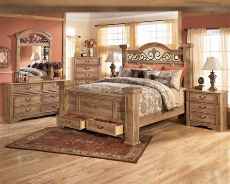 30 Inspirational Rustic Wood Bedroom Sets - Home Decoration and ...