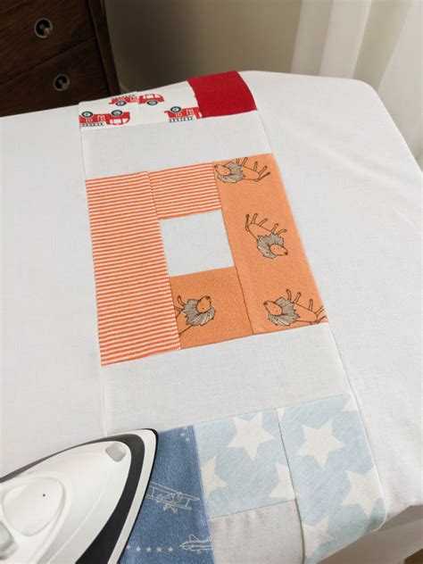 Easy letter L quilt block pattern - Merriment Design