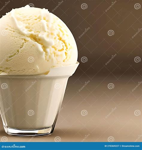 A Scoop of Delicious Gelato Cone Ice Cream Closeup, Frozen, Dessert