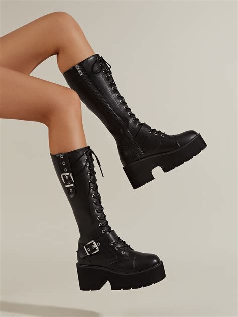 Platform combat boots – Artofit