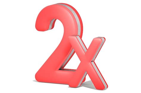 premium photo  times word  red color