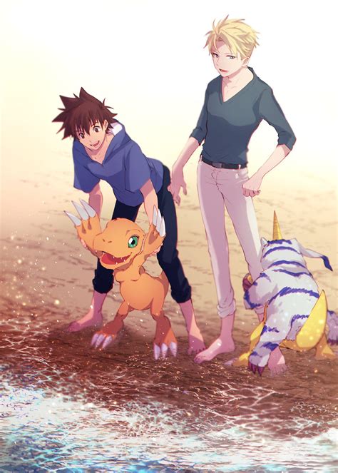 Gabumon and Agumon are such cutie pies! Source: https://mobile.twitter ...