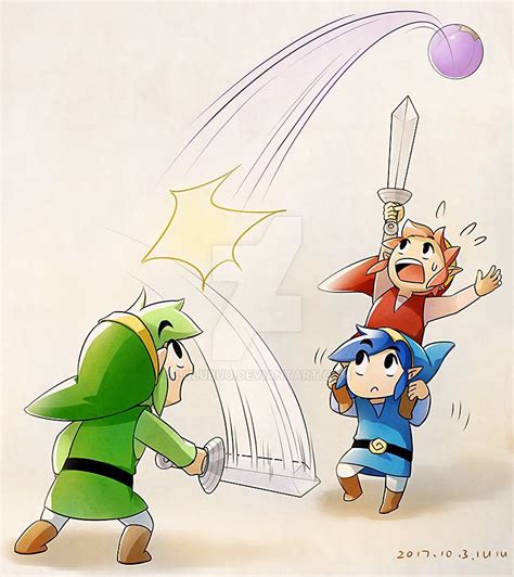 tri force heroes by lulubuu on DeviantArt