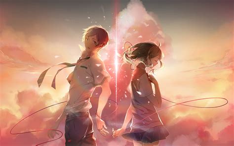 Download Your Name Anime Fan Art Wallpaper | Wallpapers.com