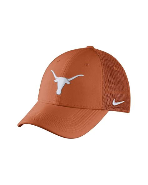 Nike Burnt Orange Texas Longhorns Legacy91 Meshback Swoosh Performance ...