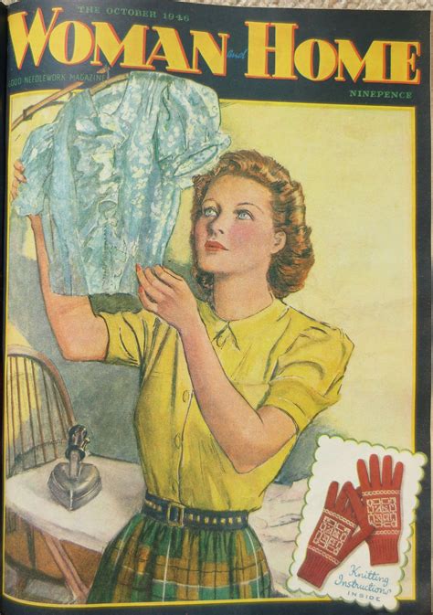 Woman and Home magazine from October 1946. | Vintage advertising art
