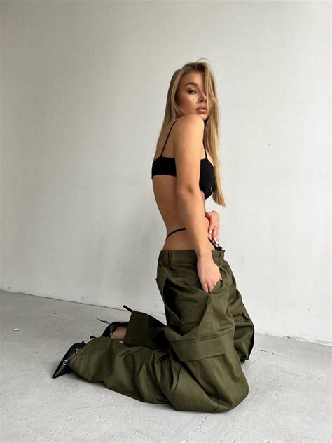 Купить Винтажная кожаная куртка и брюки карго из натуральной кожи ...