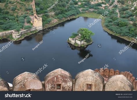 sagar lake amer jaipur rajasthan stock photo  shutterstock