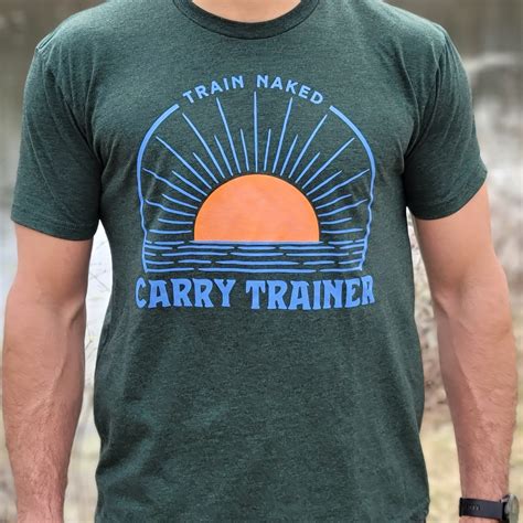 Train Naked T-Shirt - Carry Trainer