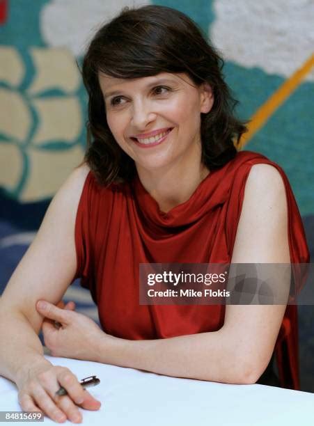 Juliette Binoche Launches Portraits In Eyes Photos and Premium High Res ...