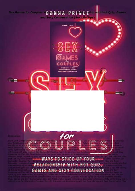 PDF Sex Games for Couples: Ways to Spice up your Relationship with Hot