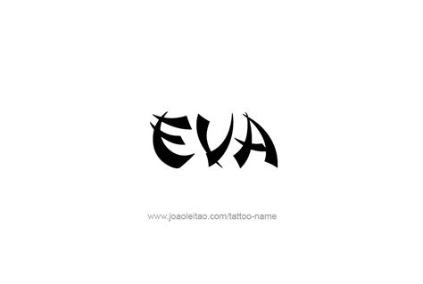 Eva Name Tattoo Designs | Name tattoos, Name tattoo, Name tattoo designs