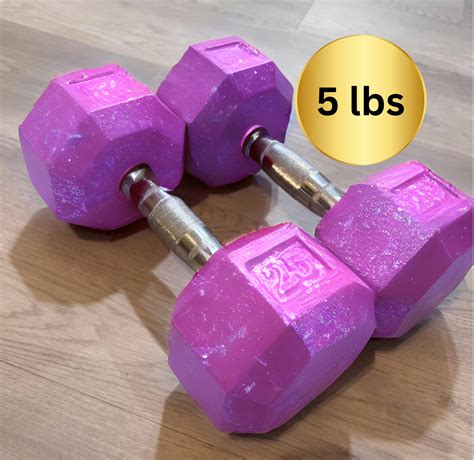 5lbs Hand Painted Custom Dumb Bells Customized Dumb Bells Gym Lovers