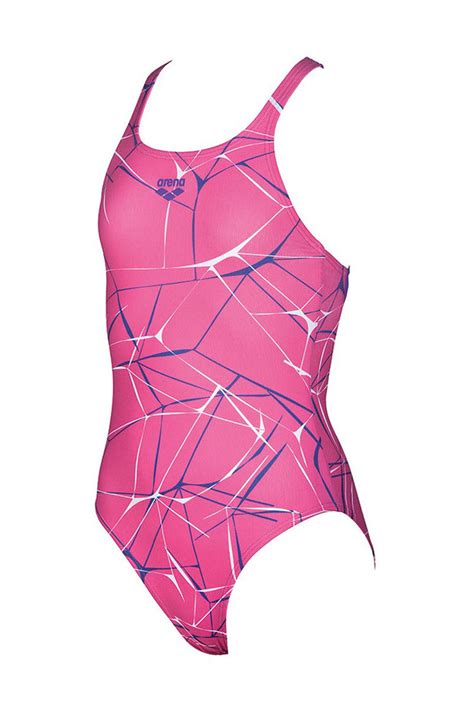 Arena G Water Jr New V Back One Piece L Kids Swimsuit Fuchsia- Trendyol