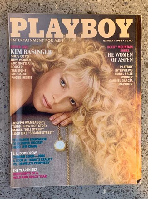 Playboy Magazine February 1983 Cover Girl Kim Basinger | Boardwalk Vintage