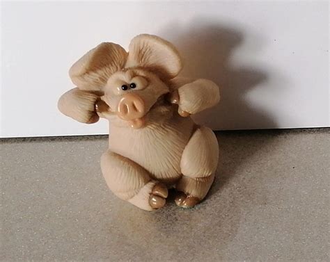 vintage collectable piggin figure piggin childish etsy