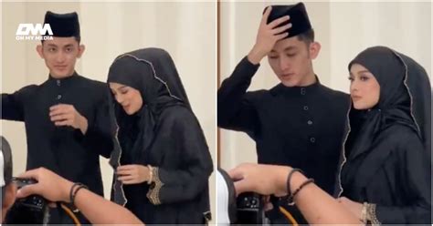 beautiful couple tidak berselindung marissa aslam muncul